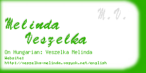 melinda veszelka business card